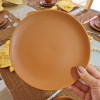 PRATO DE SOBREMESA PORCELANA TERRACOTA