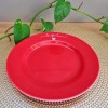 PRATO DE SOBREMESA LAMOUR VERMELHO 