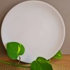PRATO DE SOBREMESA PORCELANA BRANCO 