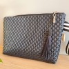NECESSAIRE TELA DE NYLON PRETA 