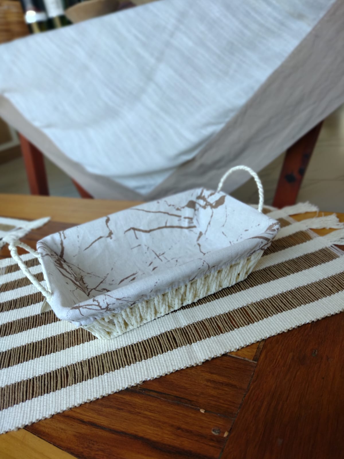 CESTA DE PÃO QUADRADA