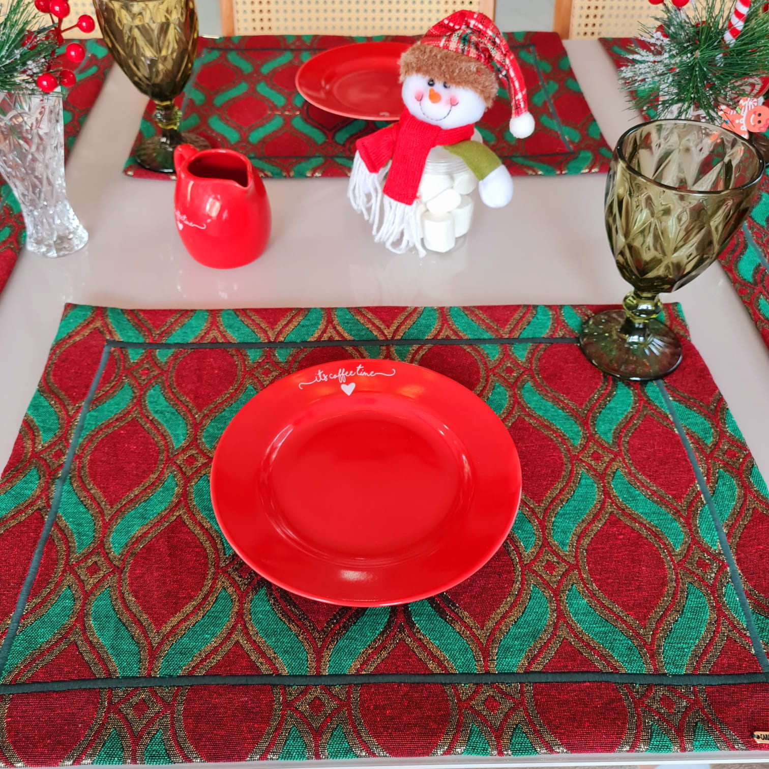 LUGAR AMERICANO JACQUARD COM LUREX