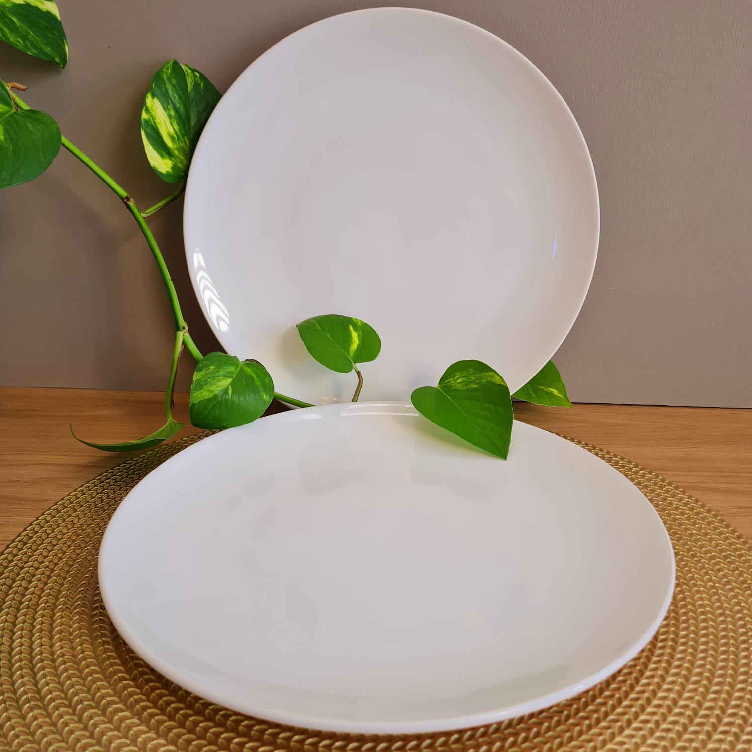 PRATO DE REFEIÇÃO PORCELANA BRANCO