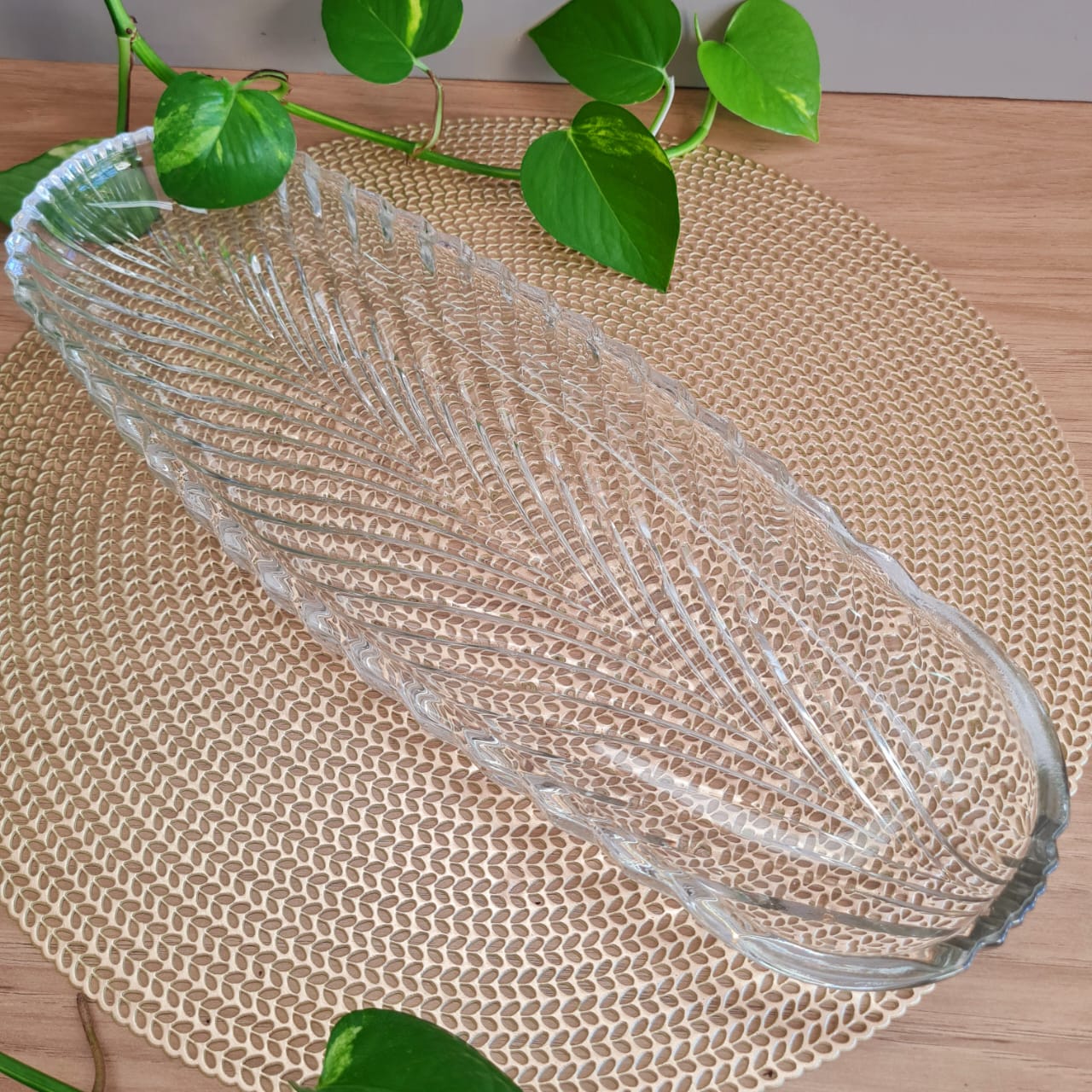 PRATO DECORATIVO CRISTAL LYOR