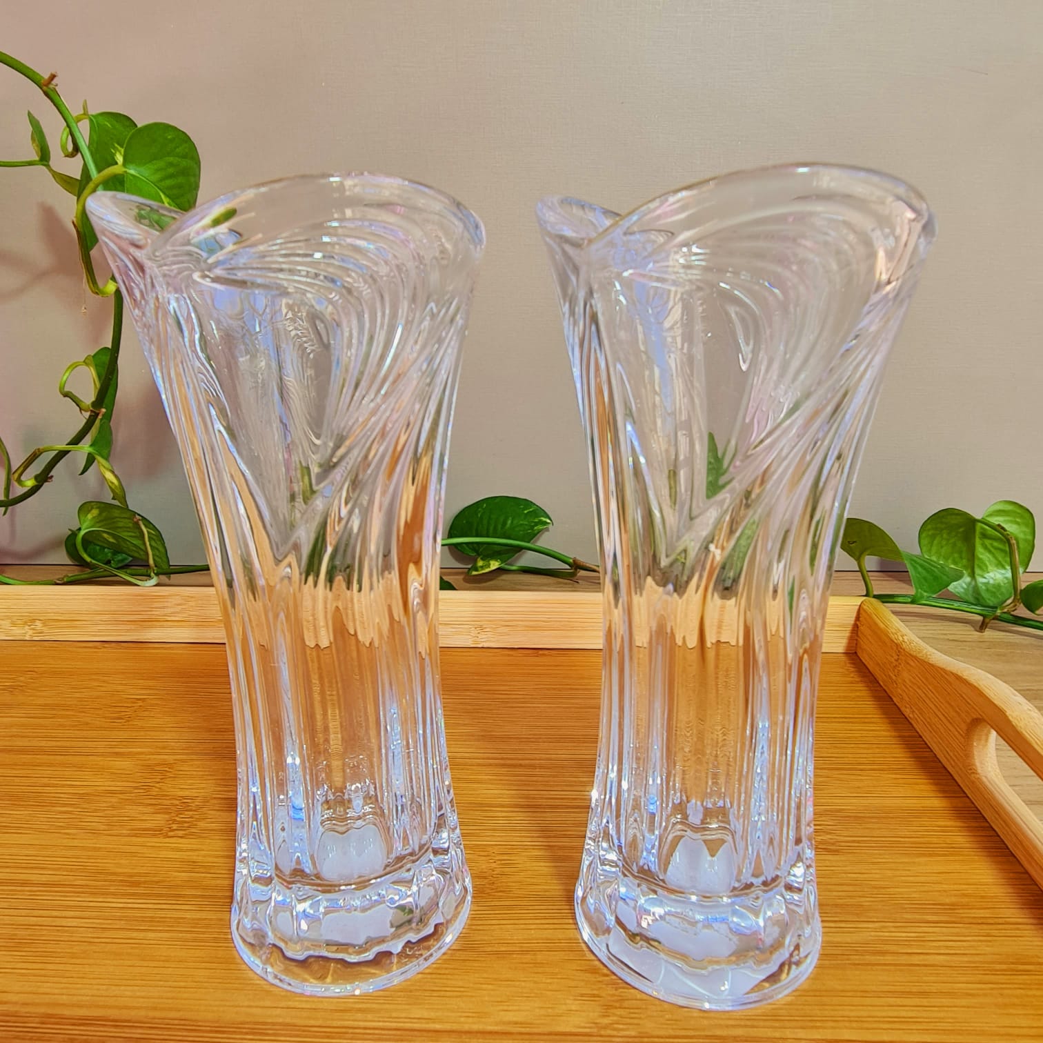 VASO DE VIDRO TULIPA SORTIDO