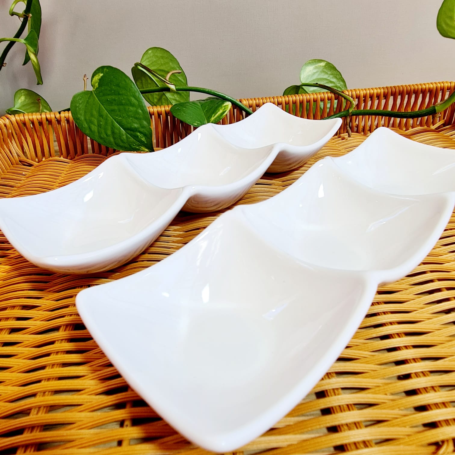 PETISQUEIRA 3 DIVISÓRIAS PORCELANA