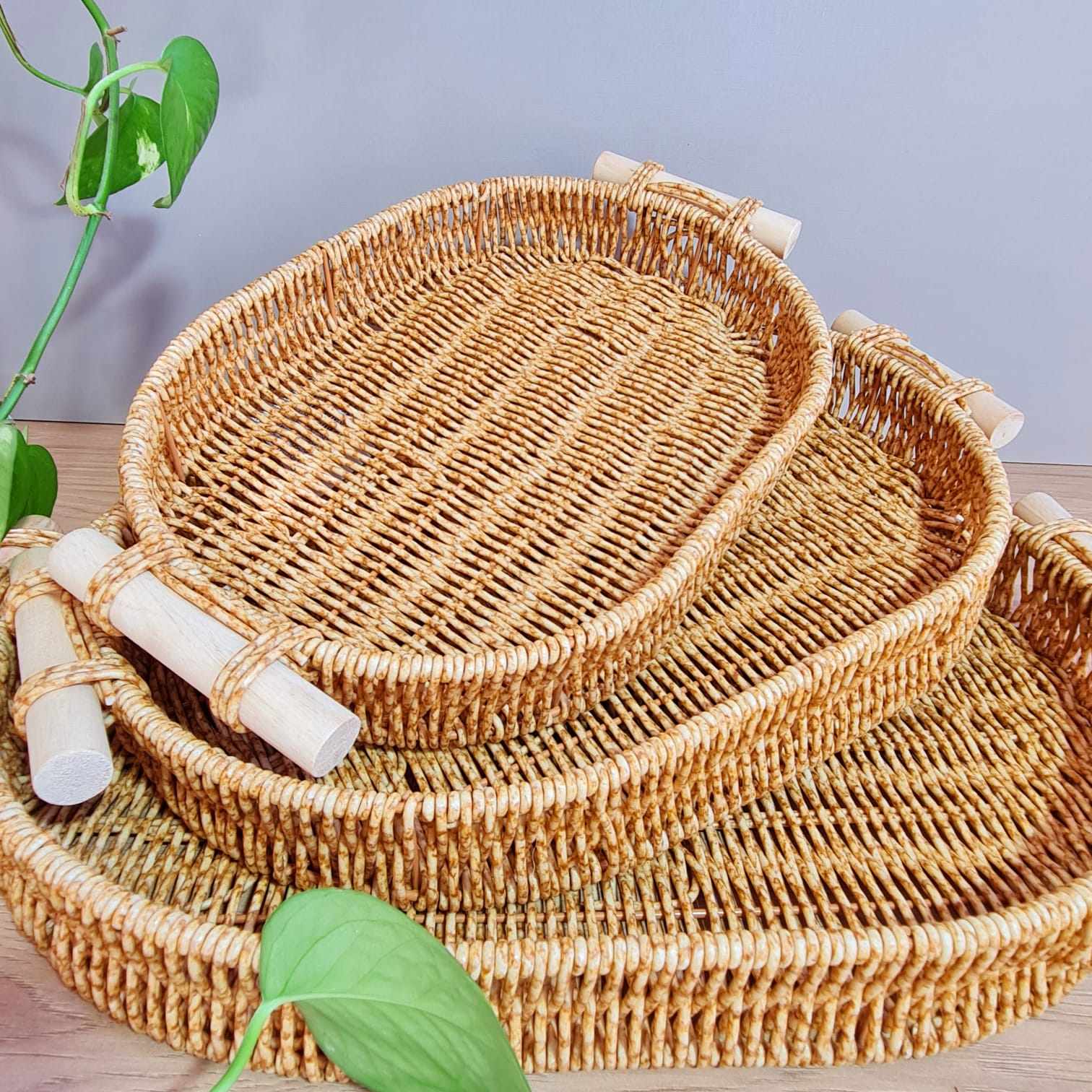 BANDEJA DE PVC OVAL GRANDE