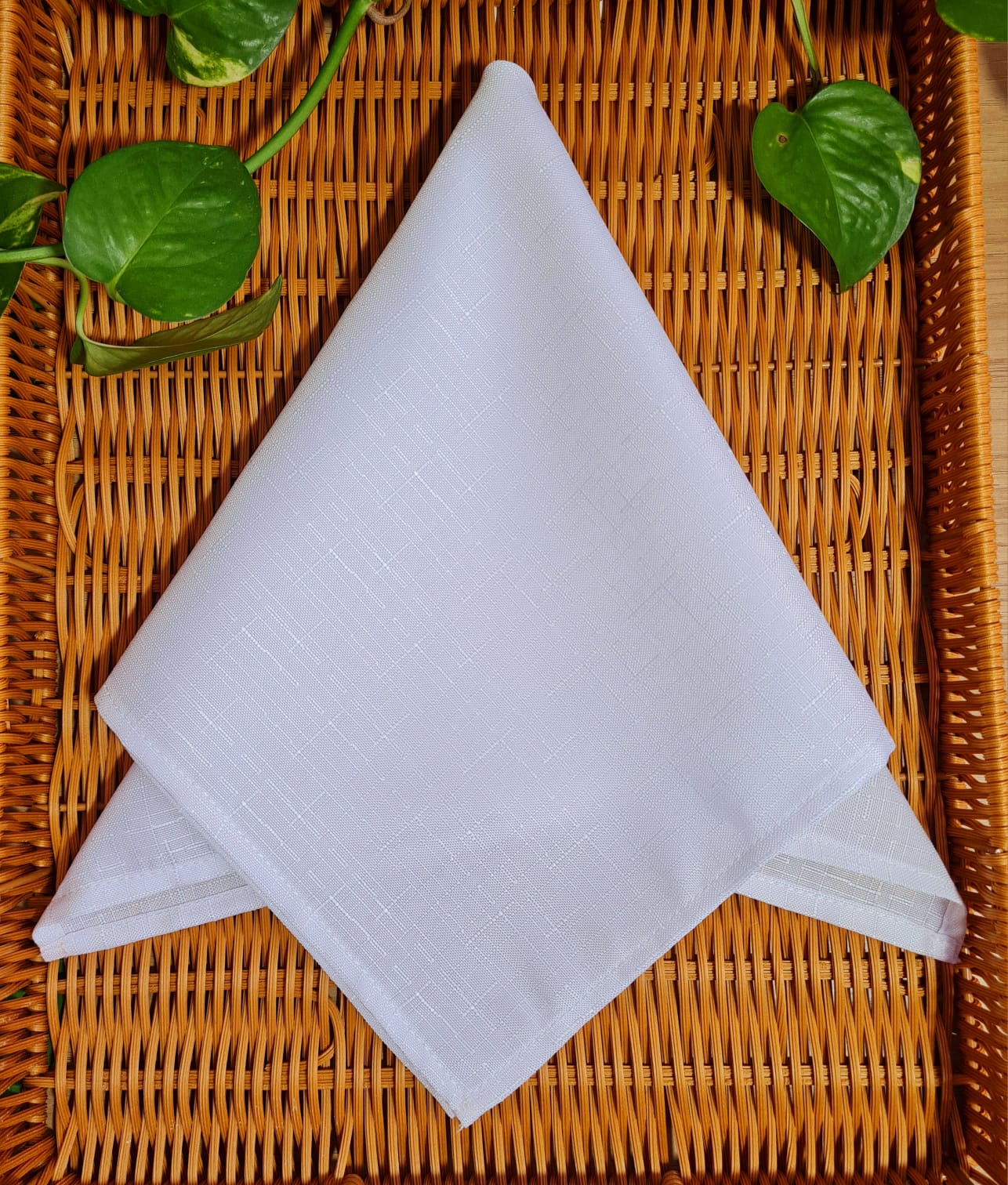 GUARDANAPO BRANCO OXFORD MAQUINETADO