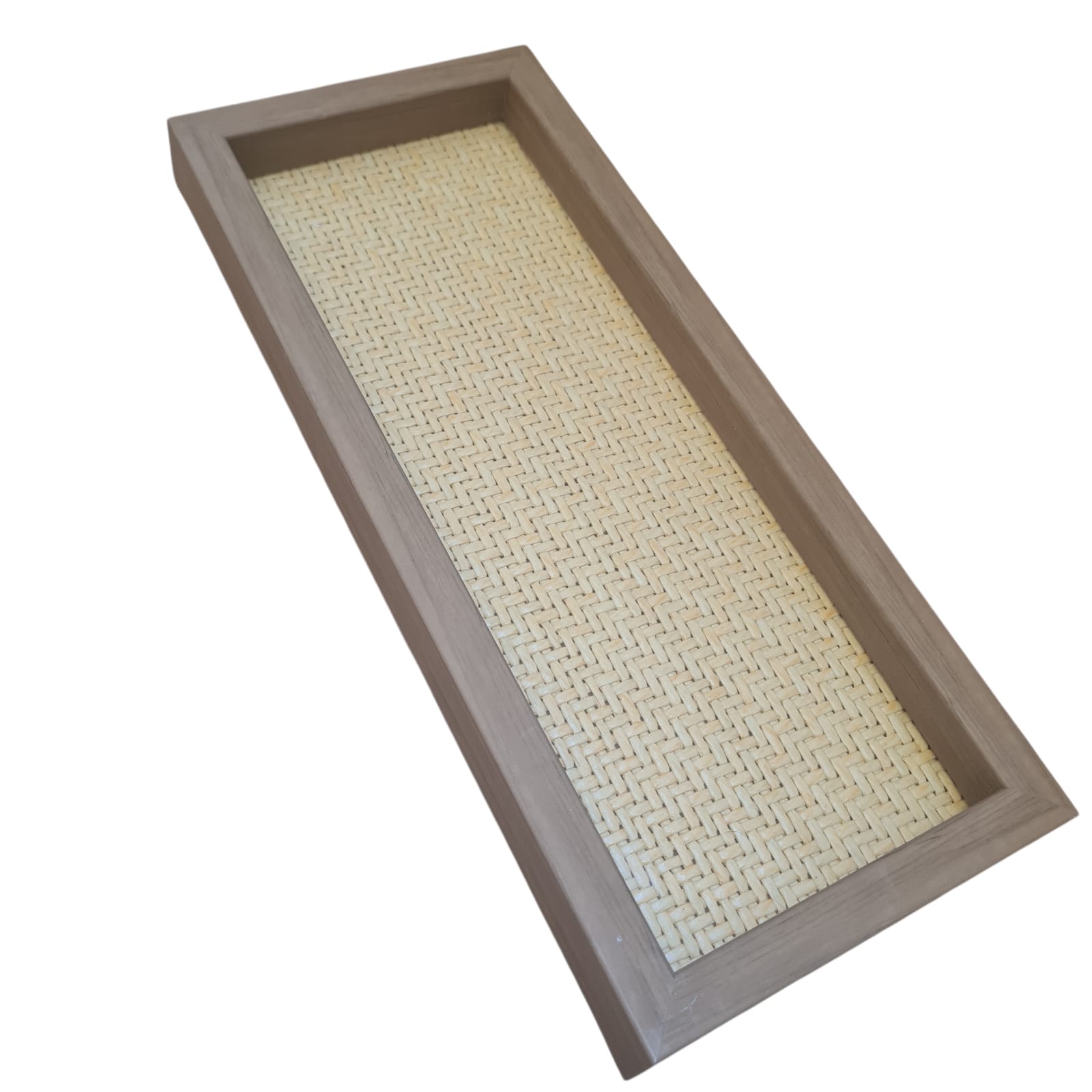 BANDEJA DECORATIVA MARROM BANDEJA DECORATIVA MARROM