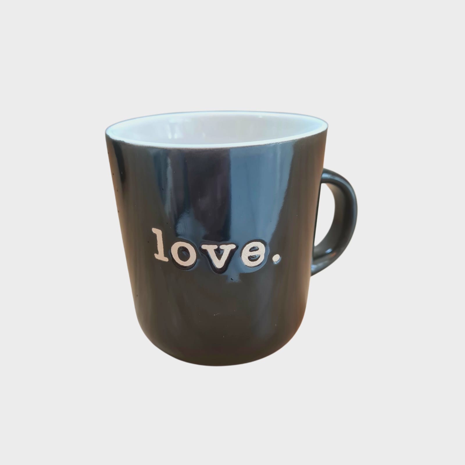 CANECA PORCELANA LOVE PRETA