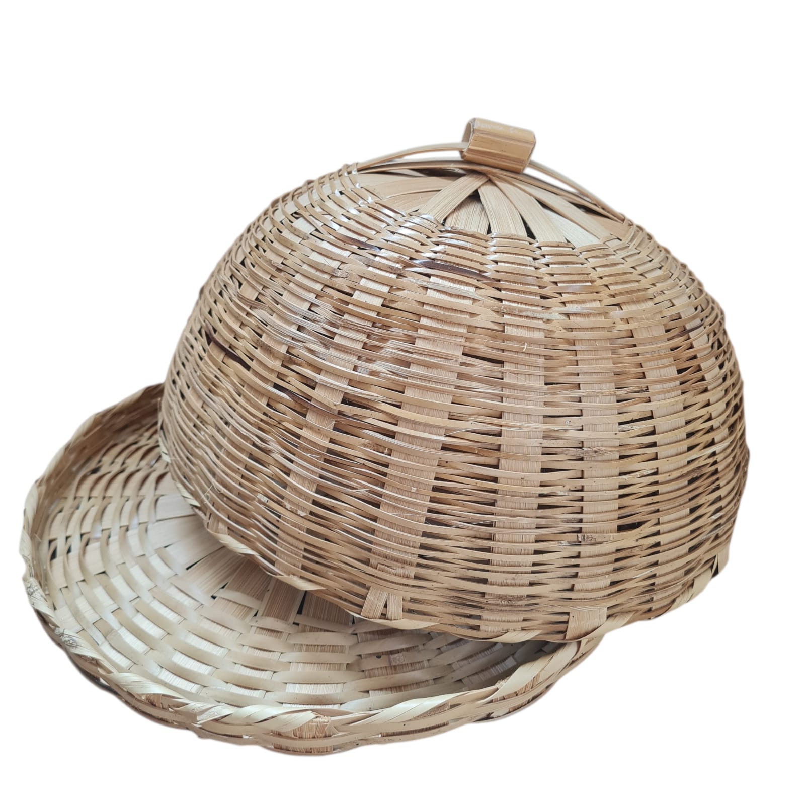 CESTA PORTA BOLO BAMBUM COM TAMPA CESTA PORTA BOLO BAMBUM COM TAMPA