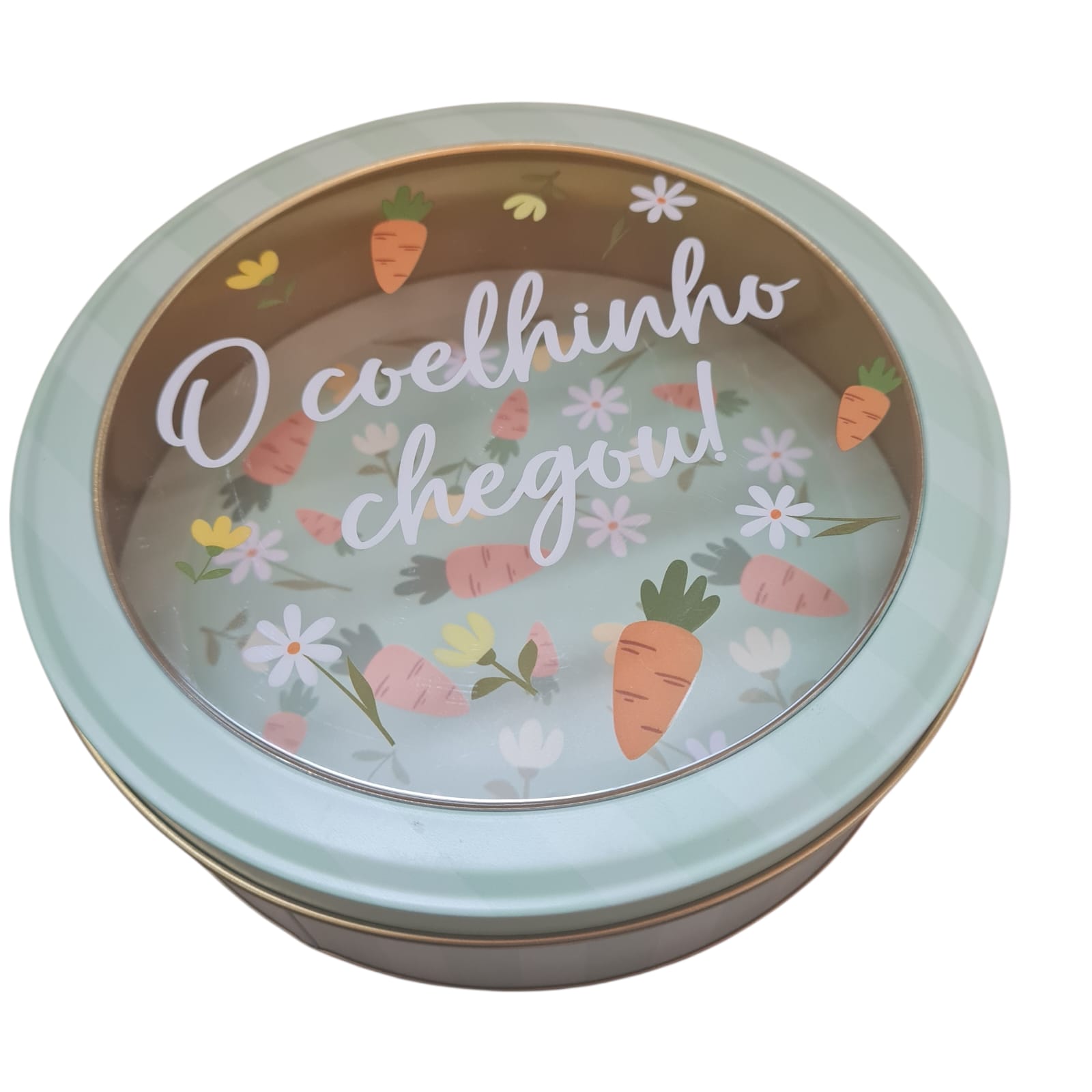 LATA METAL PÁSCOA VERDE LATA METAL PÁSCOA VERDE