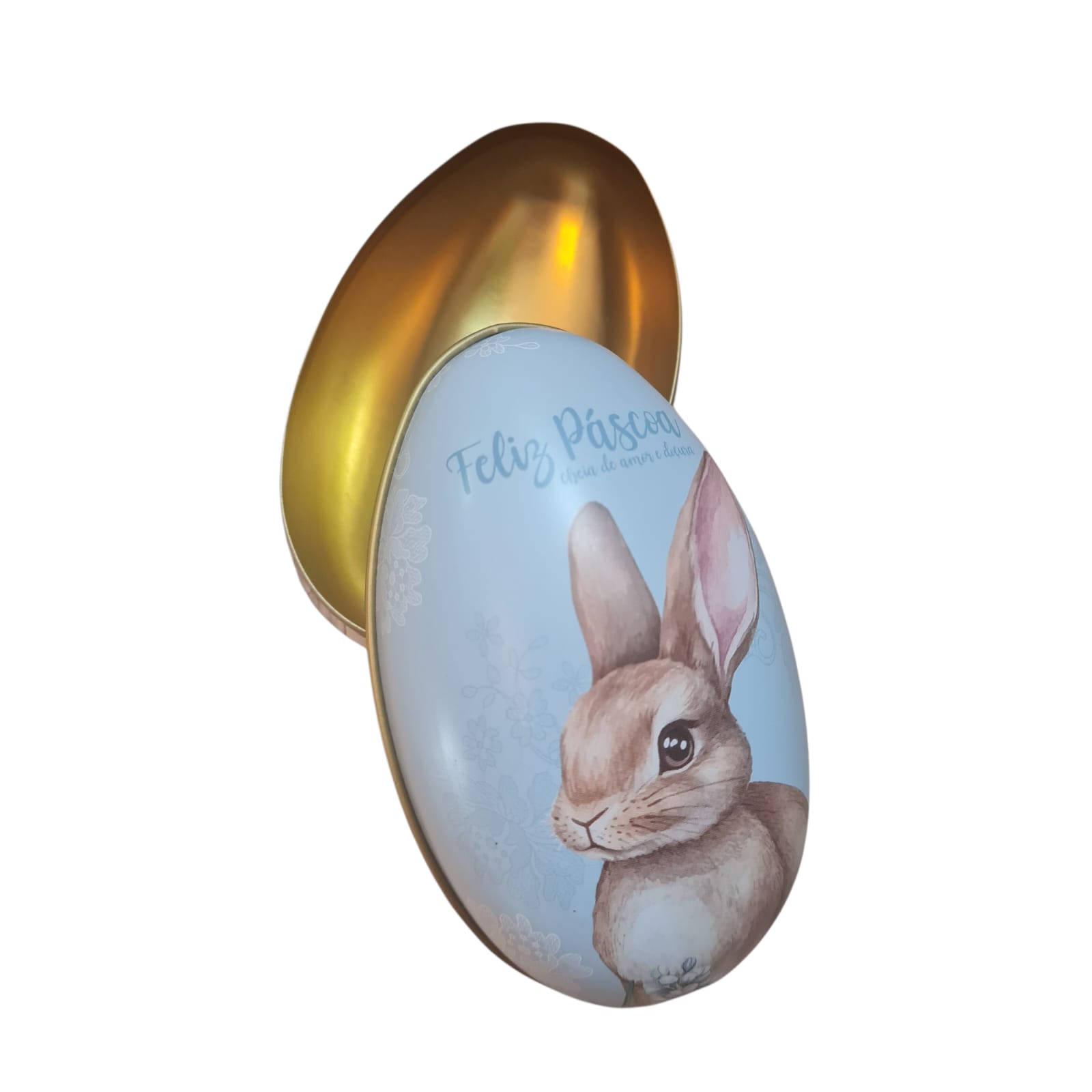 OVO DE PÁSCOA EM METAL AZUL CLARO OVO DE PÁSCOA EM METAL AZUL CLARO