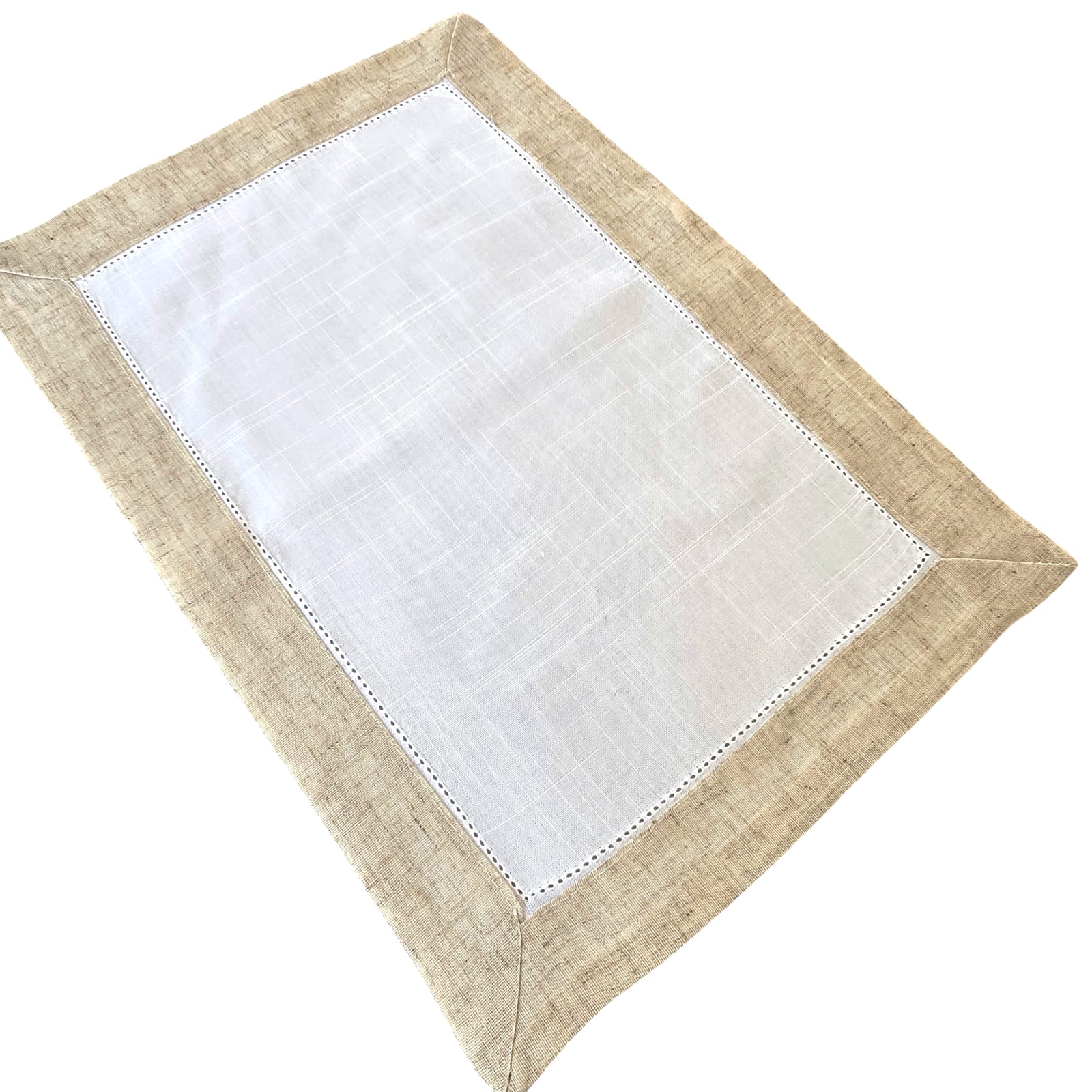 LUGAR AMERICANO LINHO COM BORDA RÚSTICA