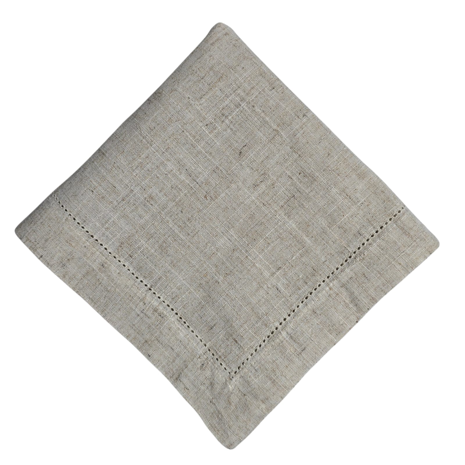 GUARDANAPO LINHO BEGE PONTO AJOUR